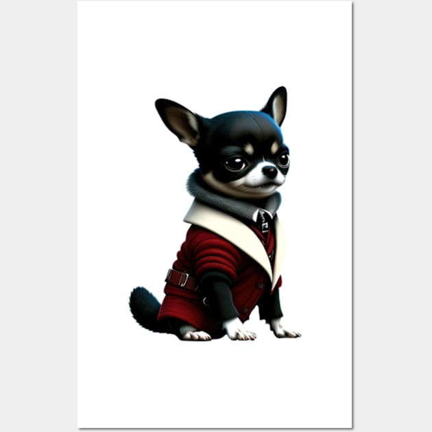 Chihuahua gentleman Wall Art by IDesign23